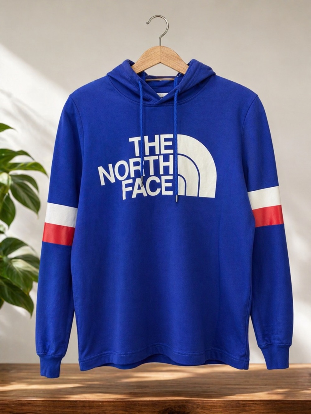 The North Face Women’s Blue Logo Hoodie Long Sleeve Shirt - Size Small - GUC